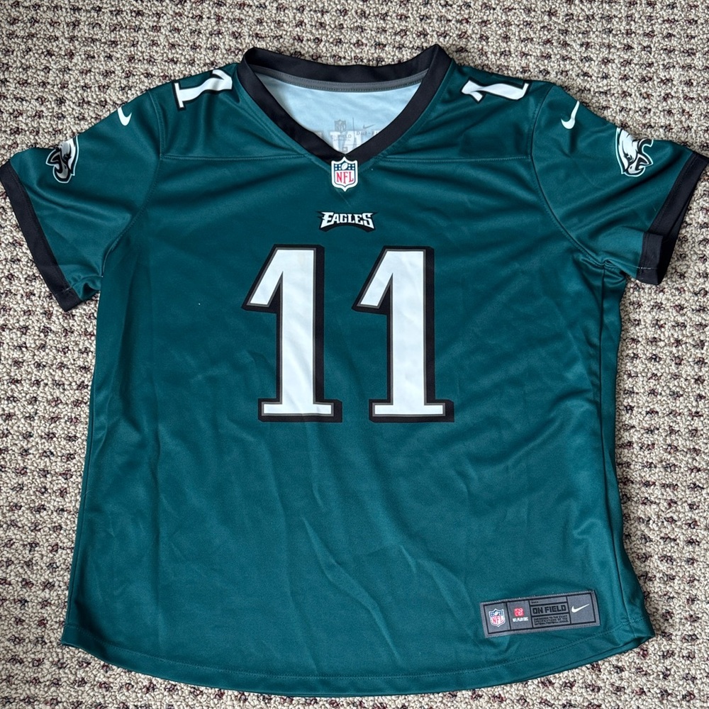 EAGLES BUNDLE: Nike Eagles Jersey with Black Trim, Super Bowl Tshirt, Hoodie
